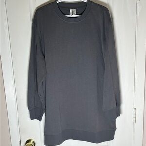 Women’s Gray Sweatshirt Tunic